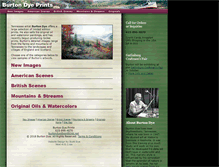 Tablet Screenshot of burtondye.com